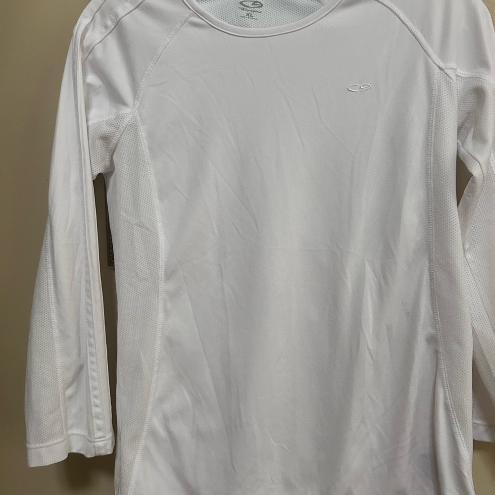 White Kids Shirt by Champions